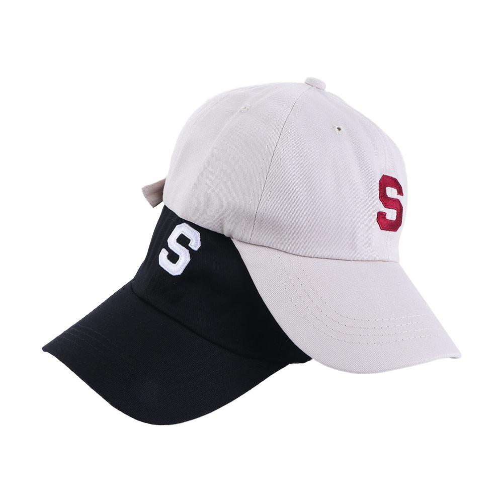 Women Male Sport Caps Unisex Spring Summer Sun Hat Letter S Baseball Cap Korean Style Baseball Cap
