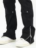 2023 Autumn Men's Loose Fit Solid Color Straight Jeans: Trendy Casual Overalls