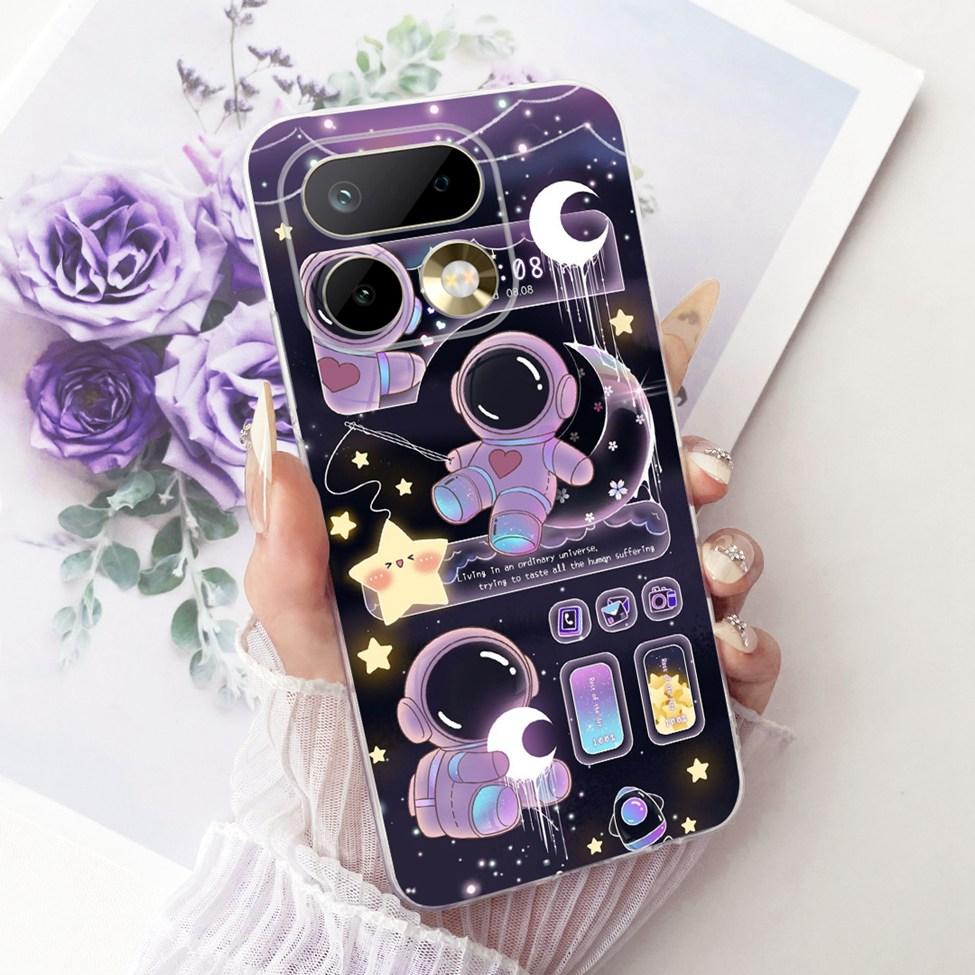 6.78'' For Realme 16Pro RMX5121 RMX5120 Case For Realme 16 Pro Cover Fashion Butterfly Cute Cat Cool Painted Soft Phone Casing