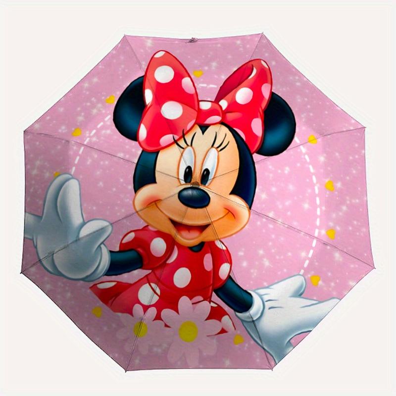 

1pc Minnie Mouse Automatic Folding Umbrella, Compact Portable Travel Umbrella, Perfect Gift for Friends yy250806052