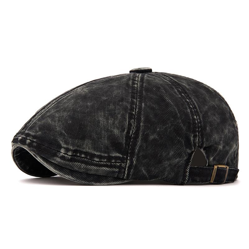 Denim Beret Men's Retro Forward Cap British Newsboy Hat