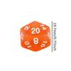 10 ks D20 Polyedrická sada kociek Priehľadná farba 20-stranné kocky pre doskové hry DND TRPG, Potreby pre stolné hry
