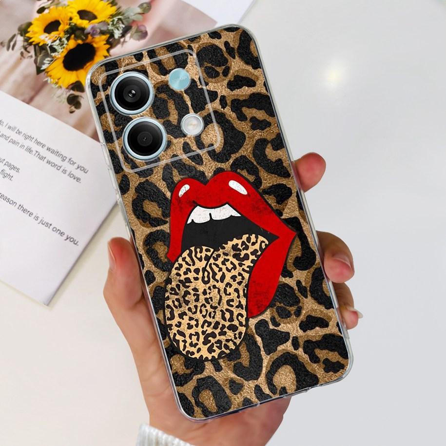 For Xiaomi Redmi Note 13 2024 Case Fashion Flower Soft Phone Case For Xiaomi Redmi Note 13 5G Soft Fundas Bumper Note13 4G Coque