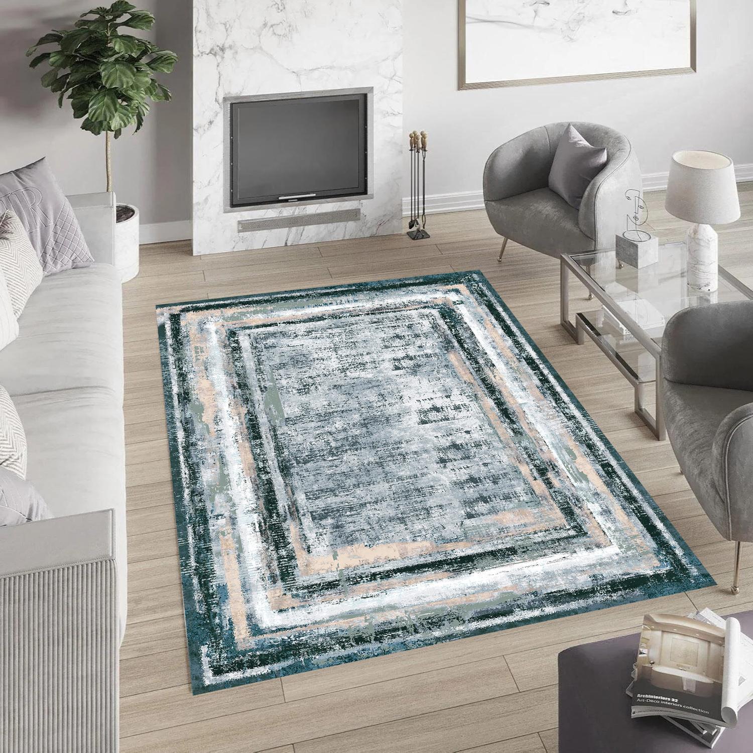 

Eliana Home Моющийся ковер с принтом LNA151-FNL456 50x80 зелёный