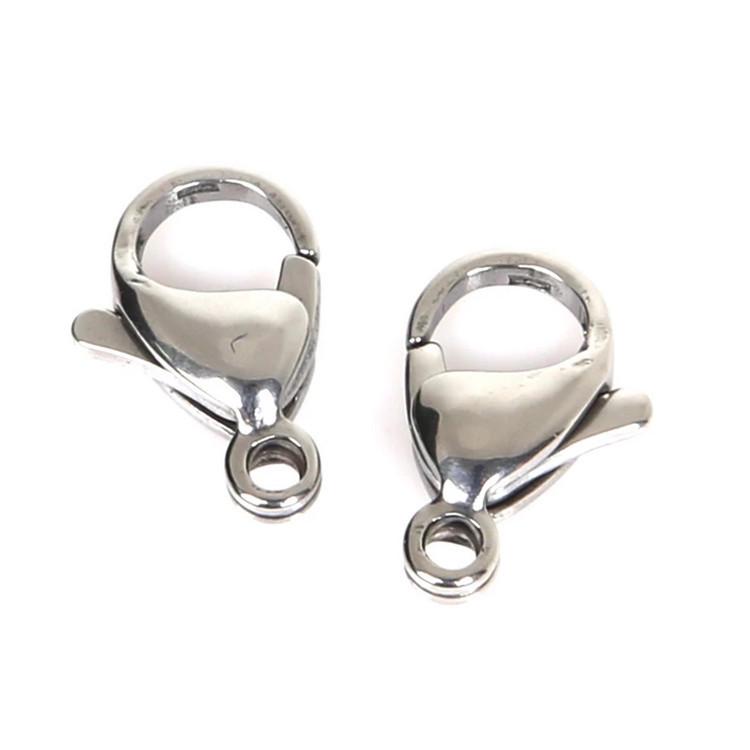 304 Stainless Steel Color-Preserving Lobster Clasp for Jewelry: Pendants, Ornaments, Bracelets, Necklaces