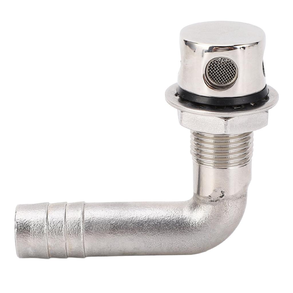Boat Fuel Gas Tank Vent Professional 316 Stainless Steel 16mm Elbow Design Marine Boat Fuel Tank Vent for Ships Yachts