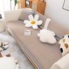Cotton Coarse Cloth Non-slip Sofa Slipcover Modern Corner Cover Sofa Covers Living Room Stripe Sofa Towel Solid Wood Couch Cover