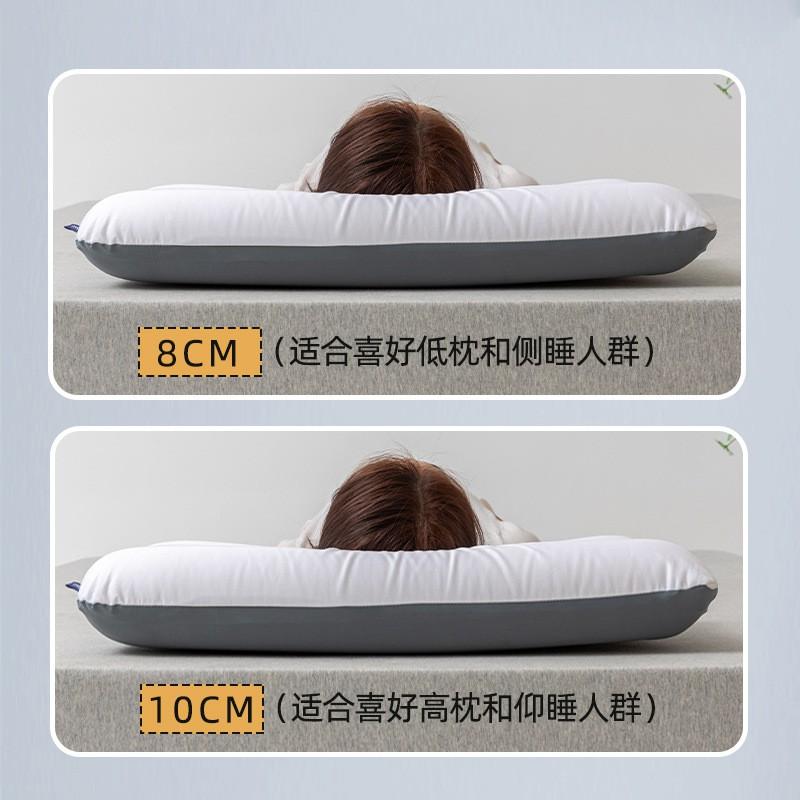 Ergonomic Memory Foam Pillow Side Sleepers Cervical Support Deep Sleep Adult Kids Cotton Cover