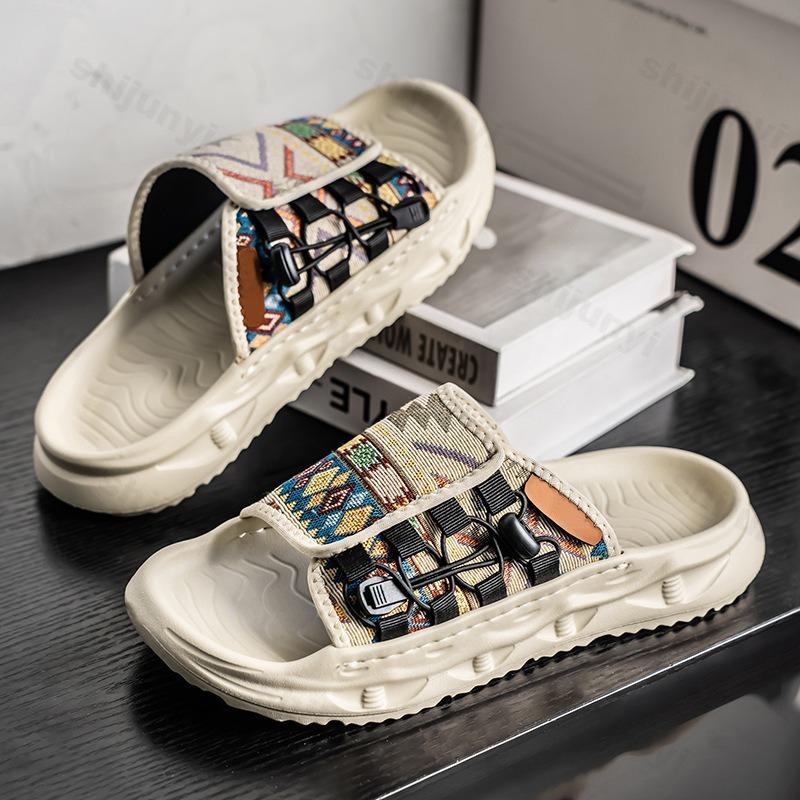 Summer Slippers Mens Shoes Casual Beach Sandals Outdoor Slides Walking Comfort Luxury Designer Lightweight Fashion Home Slippers