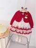 Baby Girl Spring & Autumn Polka Dot Tulip Mesh Dress