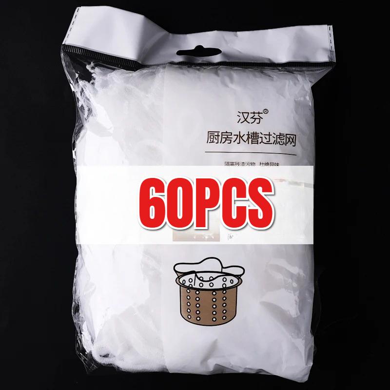 30-500Pcs Disposable Kitchen Sink Filter Sewer Drain Anti-blocking Garbage Bag Pool Leak Mesh Bag Mesh Strainer Sink Garbage Net