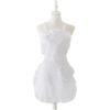 Oil-Proof Ruffle Apron Waterproof Nail Salon Apron Waitress Cosplay Sweet Heart Apron  Cooking