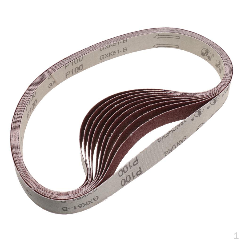 Schleifbänder 25x762mm Körnung 10er-Pack