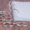 50Pcs Sturdy Metal Binder Rings O Ring Book Binder Rings Metal Opening Ring  Home Office