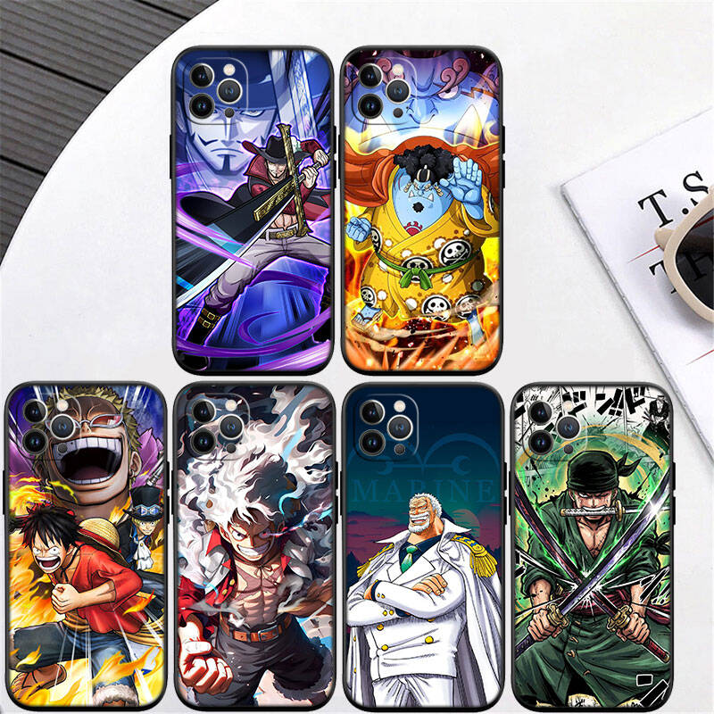 MH13 Anime One Piece Phone Shell for Samsung S20 S21 S22 S23 S24 FE Ultra Plus Lite S21S A55 A07 A17 F06 F16 M06 M16 M56 A36 A37 A57