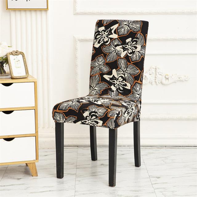 Geometry Chair Cover Dining Elastic Chair Covers Spandex Stretch Office Use Restaurant Weddings Banquet Hotel Seating Seat Covering 1pc
