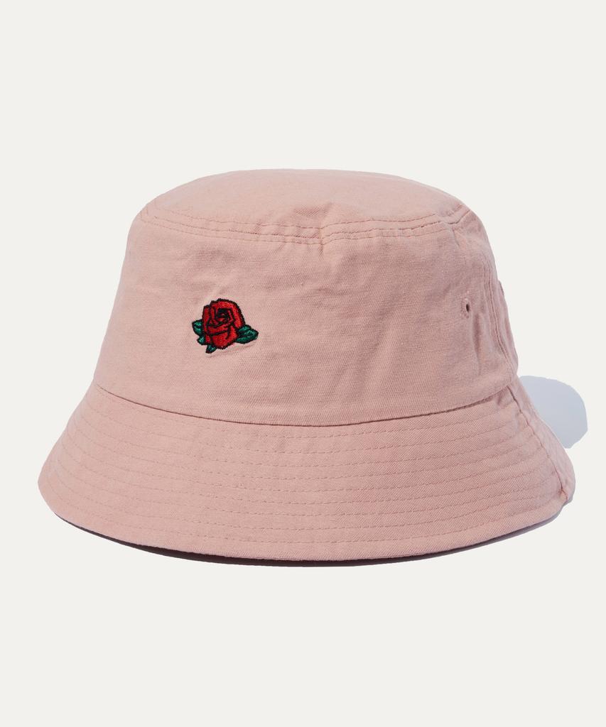 MAYOL Rose Logo Bucket Hat_Pink