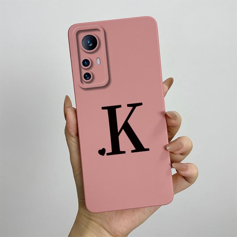 For Xiaomi Mi 12 5G Case Mi 12X Love Heart Letters Cover Soft Silicone Phone Case For Xiaomi Mi 12 Pro Mi12 Lite 12Lite Bumper