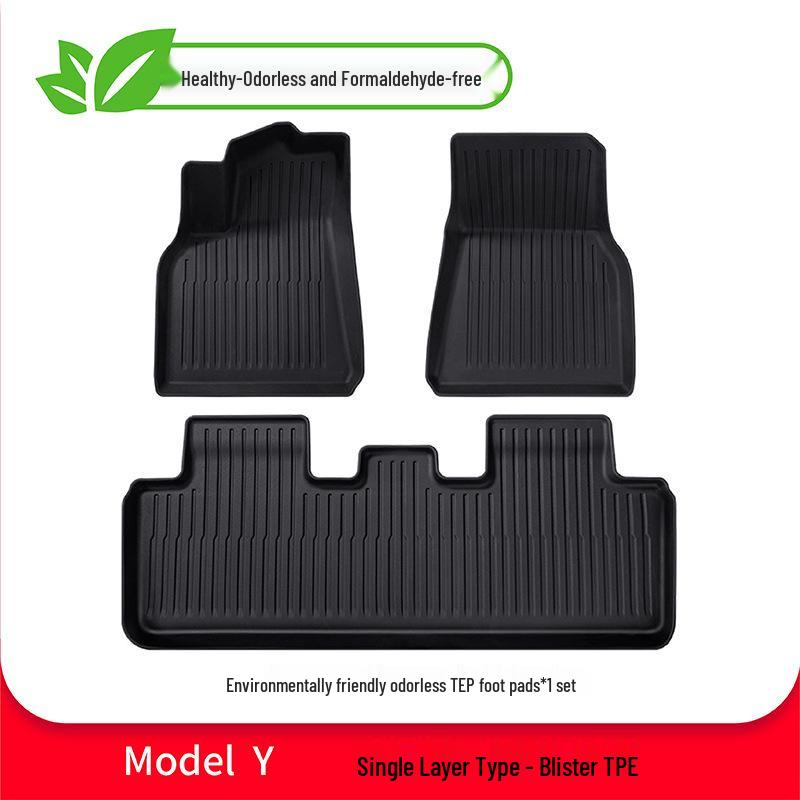 Tesla Model 3/Model Y TPE Floor Mats & Trunk Accessories for Version 25