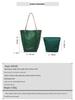 Genuine Leather Large Capacity Tote Bag for Women - High-End Commuter Shoulder Bag