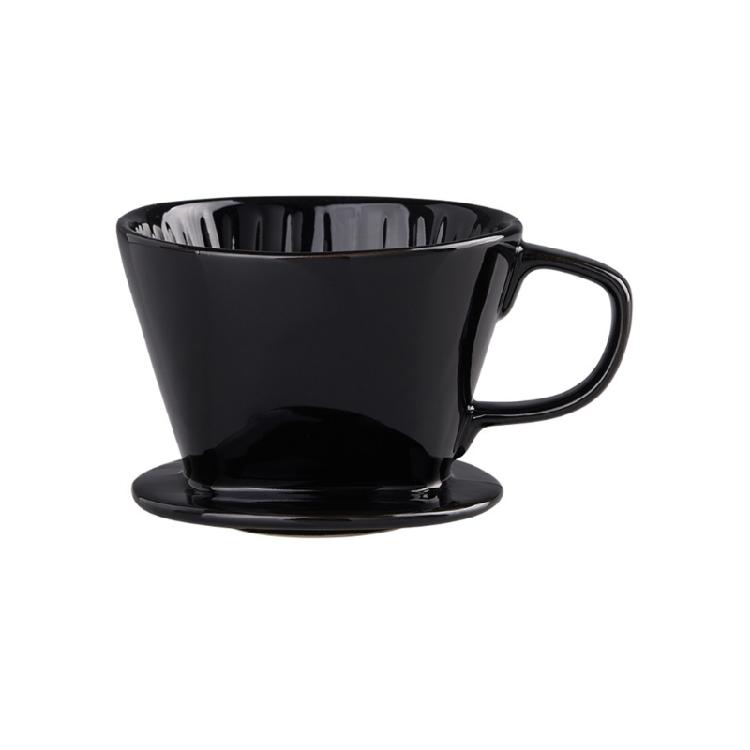 Ceramic Coffee Dripper Pouring Over Filter Funnel Cup Even Extraction Perfect For Coffee Enthusiasts