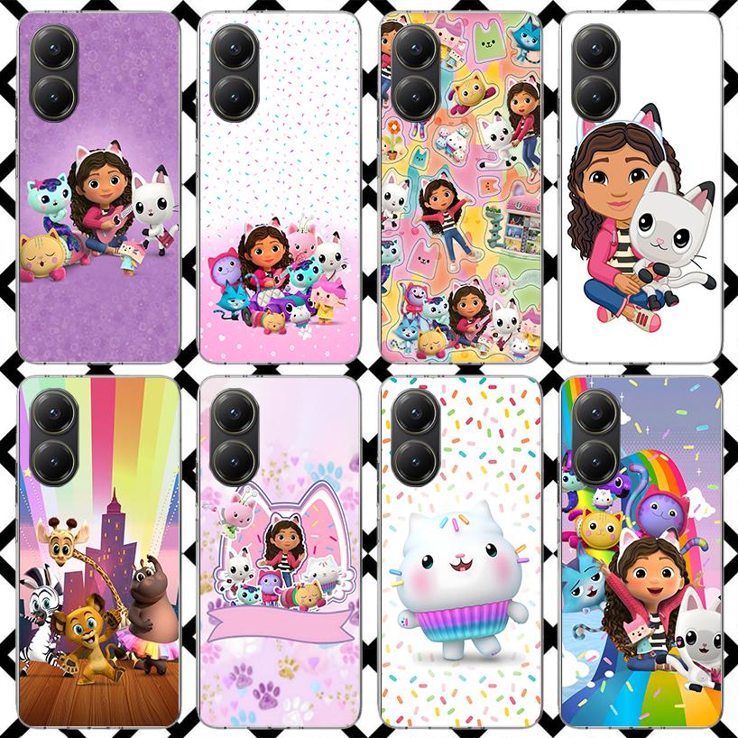 Cartoon Gabbys Dollhouse Phone Case for Xiaomi Poco F7 Ultra X7 X6 X5 Pro X4 Gt M8 M7 Redmi 15 15C 13 13C 12 12C Soft Cover Fund