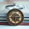 Fashion Alloy Keychain Pendant Round Metal Key Ring