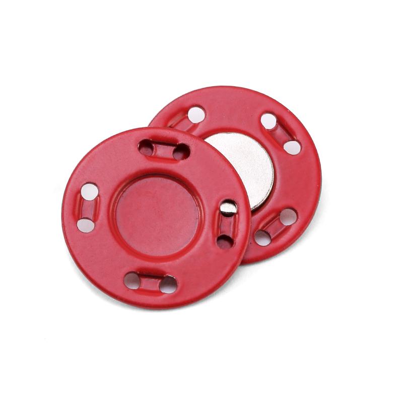 5 Pairs Sewing Metal Buttons Magnet Stone Colorful Automatic Magnetic Snap Buttons Invisible Suitcase Bag Coat Buckle Diy Craft