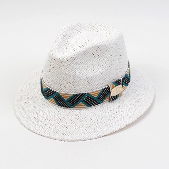 Yunibeosyeolkemiseuteuli Cool Line Swing White Short Fedora Summer Fedora