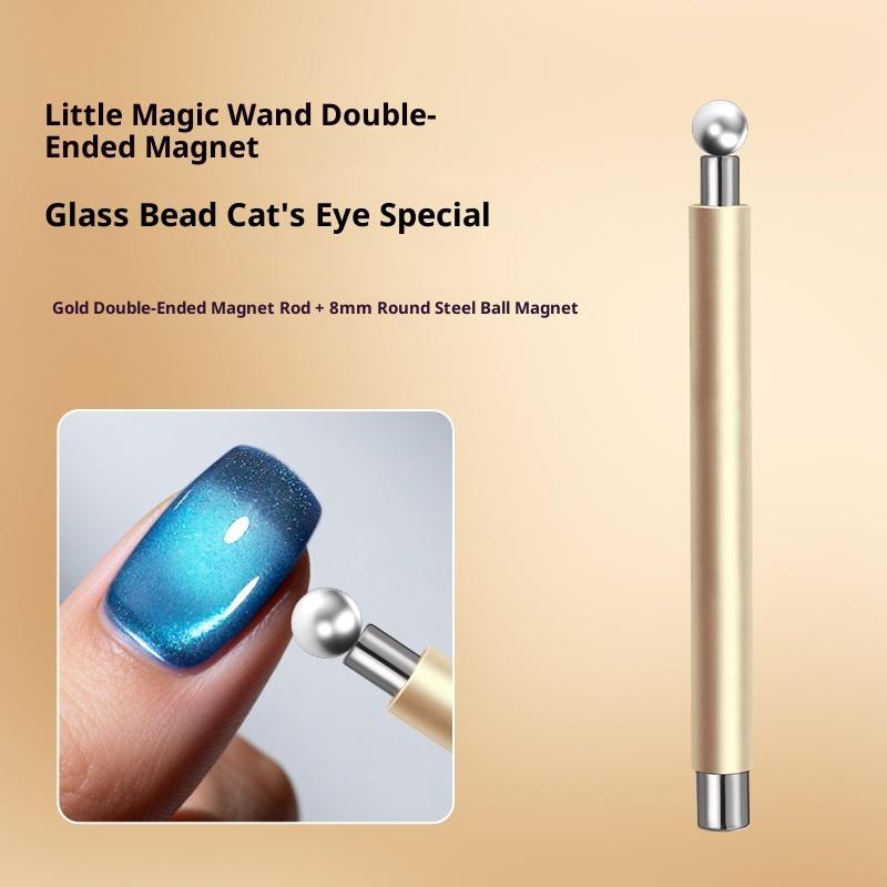 Magnetický nástroj pro kočičí oko Oboustranná magnetická tyčinka pro nail art Pro DIY magnetický kočičí oko gel Speciální nástroj na nehty Francouzský nehet UV magnetický