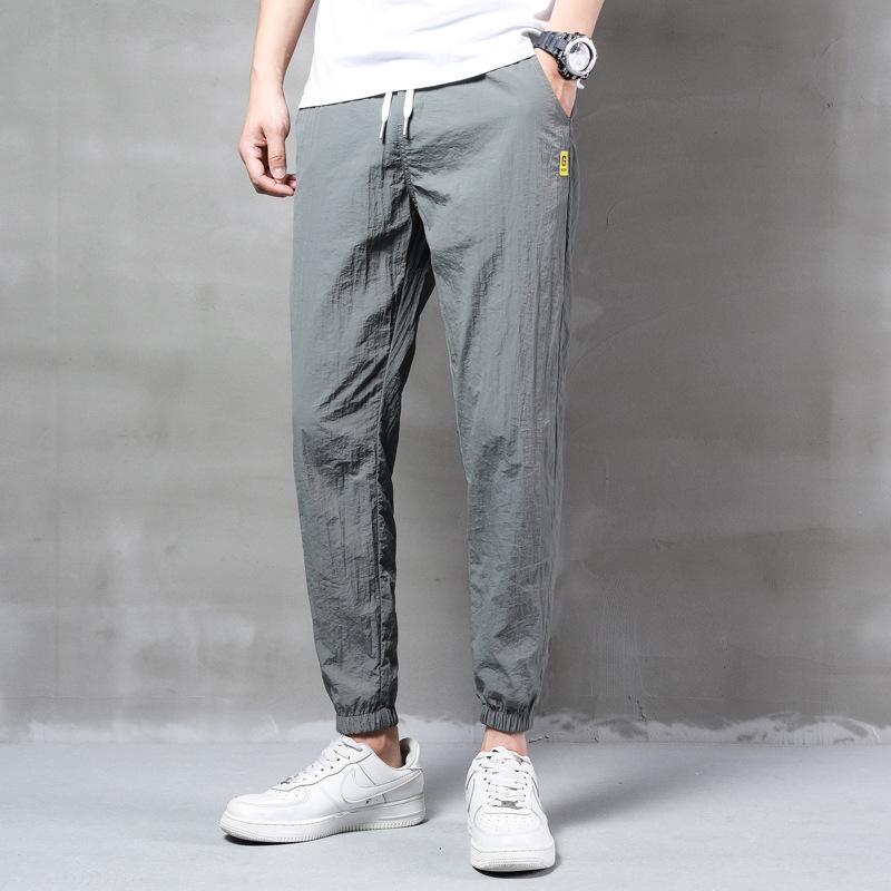 

Мужские всесезонные быстросохнущие повседневные брюки с манжетами на шнурках — хит продаж и выгодная цена 30