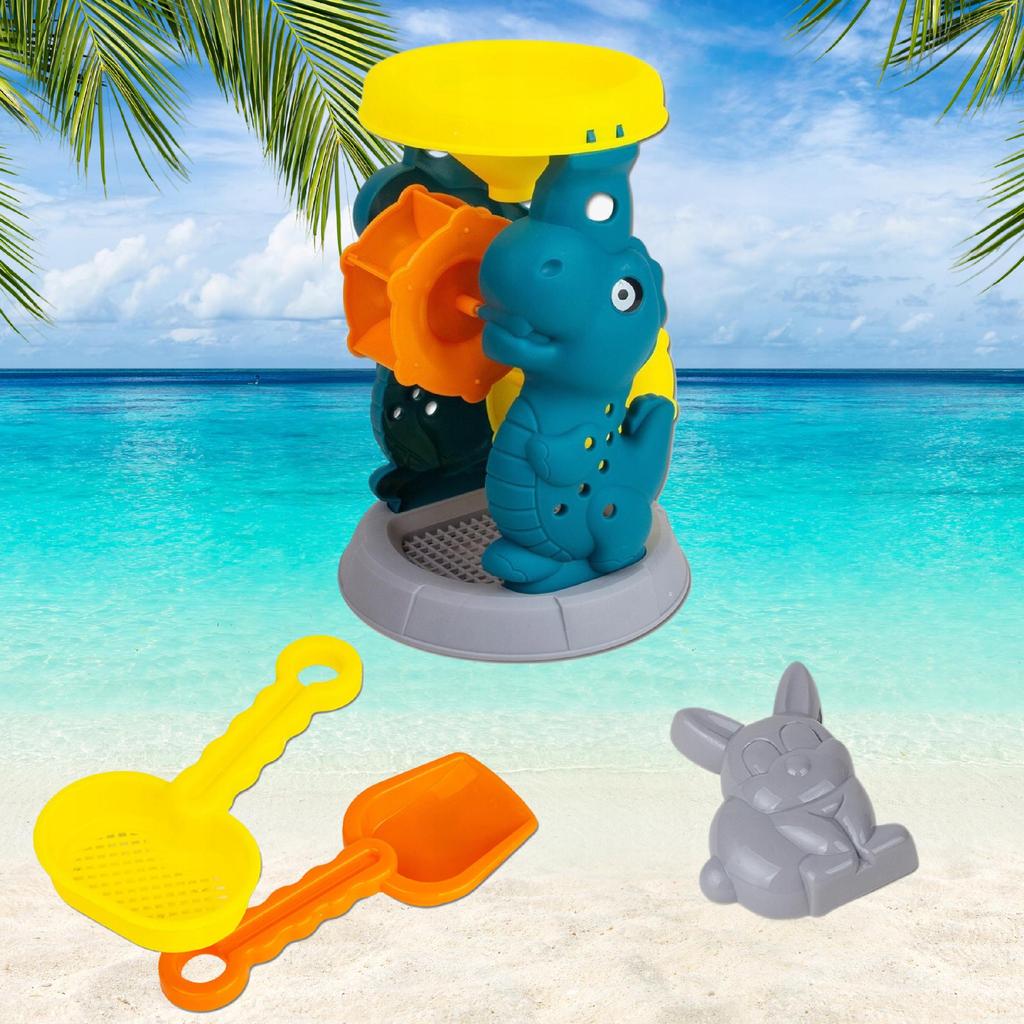 Children' Beach Set Dinosaur Mill with Sand Accessories