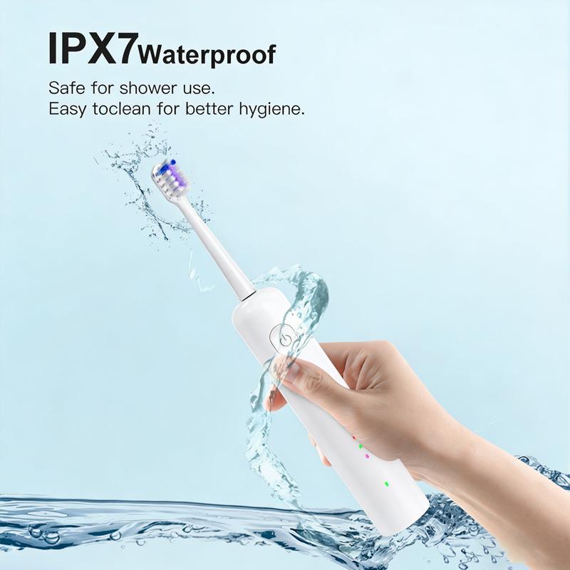 Electric Toothbrush for Adults with Soft Bristles, Intelligent Charging, and Sweep-Vibration Technology – Ideal Couple Gift