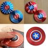 Lebhaft gefärbter Captain America Fidget Spinner mit Hochgeschwindigkeitsrotation zur Stressreduzierung