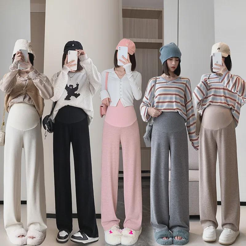 Umstandsweite Hosen für Frühling, Herbst und Winter - Bauchstütze & Freizeitkleidung