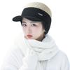 Winter Men's and Women's Thick Woolen Hats with Fleece To Prevent Cold and Keep Warm. Riding Windproof and Protective Knitted Hats