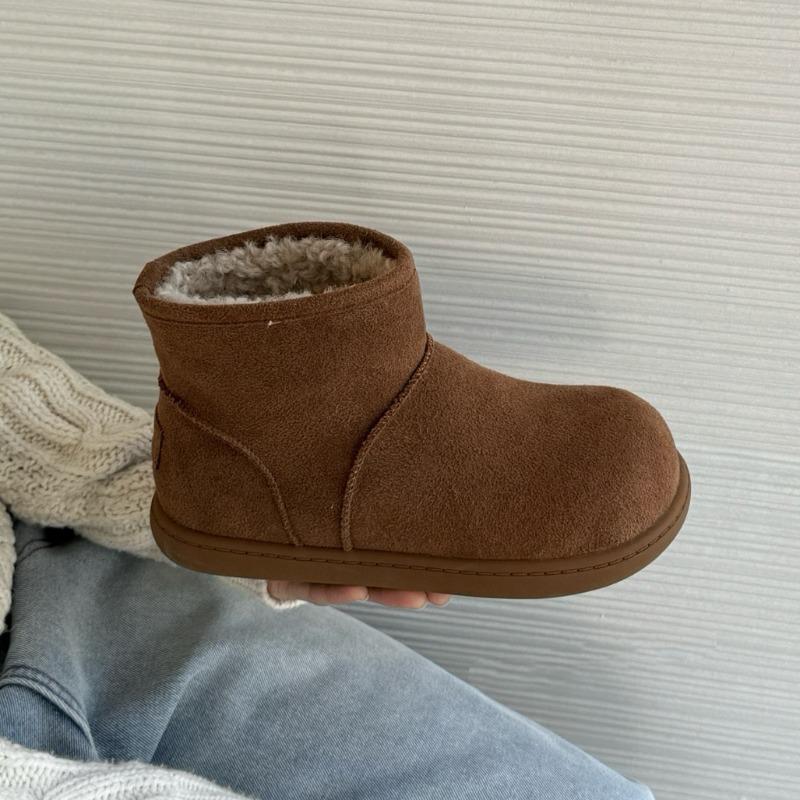 

Зимние плюшевые толстые внутренние короткие трубы теплые универсальные удобные модные сноубутсы теплые удобные противоскользящие влагозащитные 35