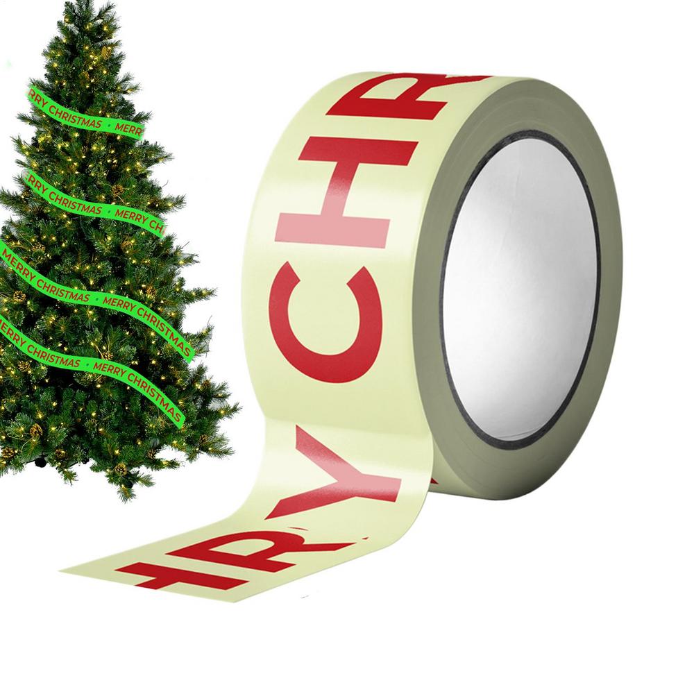 

Caution Tape Christmas 16.4ft Glow In The Dark Seasonal Decoration Holiday Hazard Warning Tapes For Event Planners Party