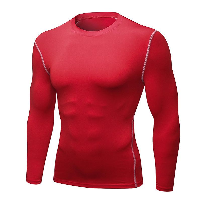 Men's Compression Shirt: High Elasticity, Quick-Drying, Breathable Long Sleeve for Sports, Fitness & Basketball 