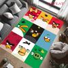 Angry Birds Carpet Rug for Living Room Bedroom Home Sofa Decoration,Kids Play Nonslip Floor Mat
