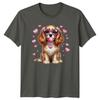 Cute Dog Heart Sunglasses Bubblegum Animals Unisexs TShirt Unisexs Tee Graphic Top