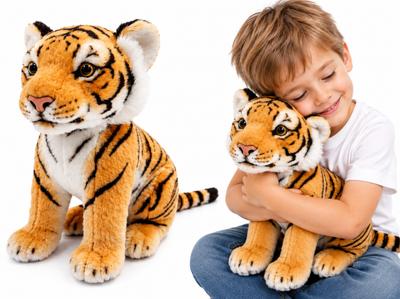 Plush Tiger 30 Realistic Mascot Gift For Children