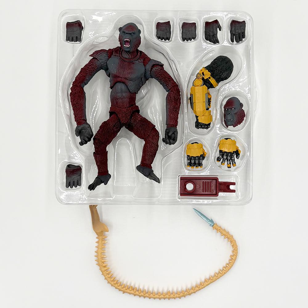SHM 2024 Godzilla Moive Rise Of Empires Scar King VS King Kong PVC Action Figure Kids 20CM Kids Gift