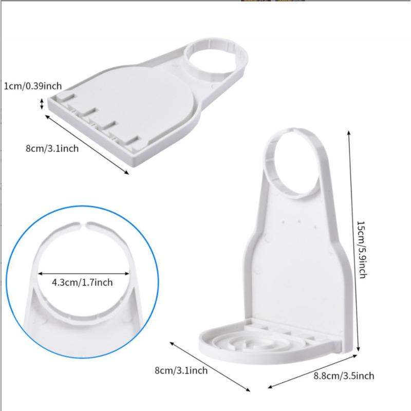 

Laundry Detergent Cup Holder Anti Drip Foldable Stand белый