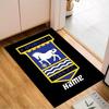Custom Name Ipswich FC Crest Rug Game Carpet, Floor Mat for Bedroom Living Room Entryway Rug, Home Decor Idea Gift for Christmas birthday