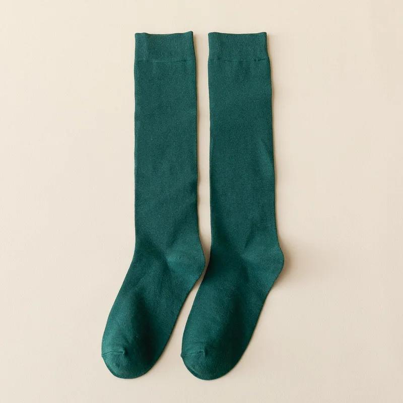 Mädchen Baumwolle Lange Socken Damen Strümpfe Frühling Herbst Oberschenkelhohe Strümpfe Damenstrümpfe Mode Schuluniform Socken