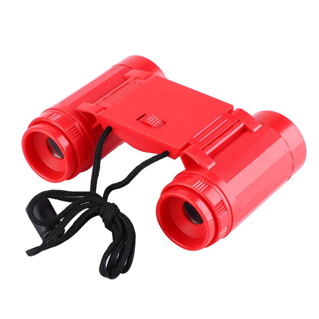 Foldable Outdoor Birding Binocular Children Telescope Set Child Kid Toy Gift Red