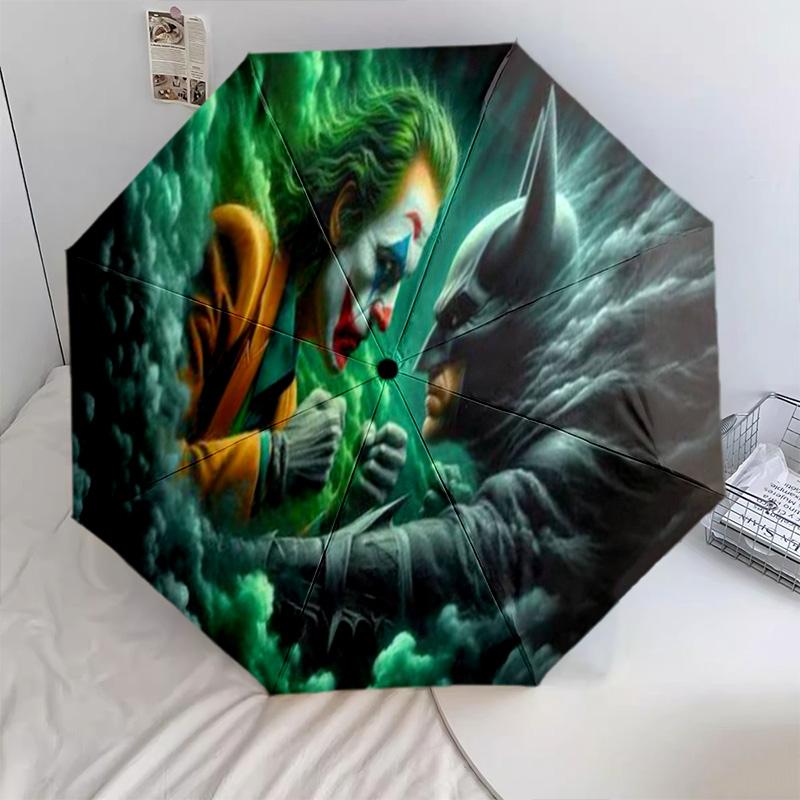 1PC Joker's Transformation Automatic Umbrella - Suitable Travel Outdoor Portable Umbrella Birthday Gift Daily Essentials