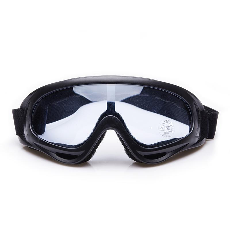 

Sports Tactical Glasses Dustproof Off-Road Desert Glasses X400Military fan glasses, tactical goggles Black-framed orchid piece