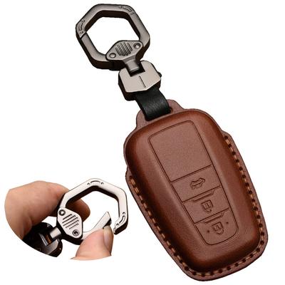 Genuine Leather Key Case for Toyota TOYOTA Crown 220 Series Prius 50 Series Corolla RAV4 50 Series Camry 70 Series Land Cruiser Prado 150 Late Model